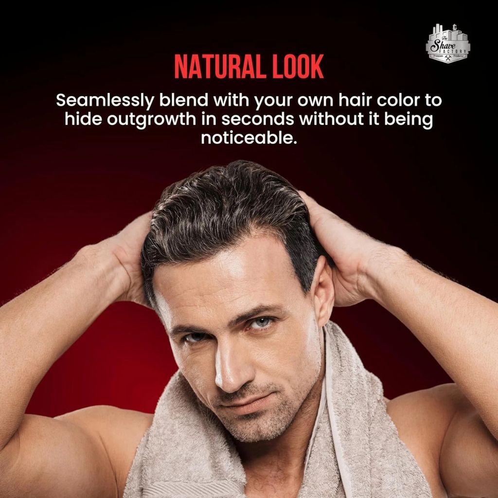 The Shave Factory Hair Magic Retouch Root Concealer Black