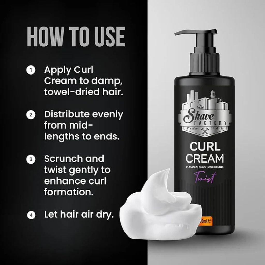 The Shave Factory Twist Curl Cream
