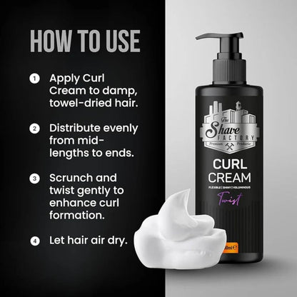 The Shave Factory Twist Curl Cream