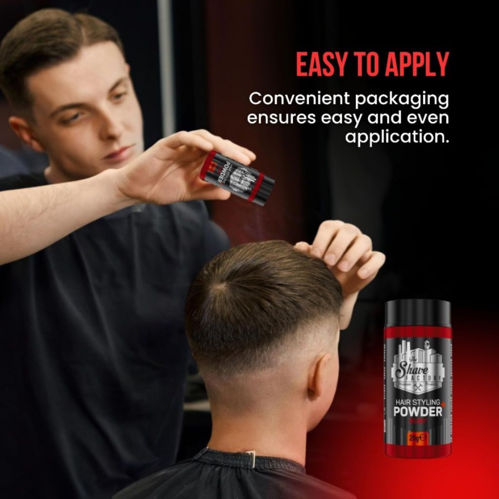 The Shave Factory Ultra Hold Hair Styling Powder Ruby