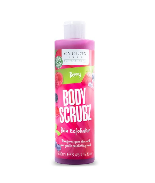 Three Pears Cyclax 1896 Berry Body Scrubz Skin Exfoliator