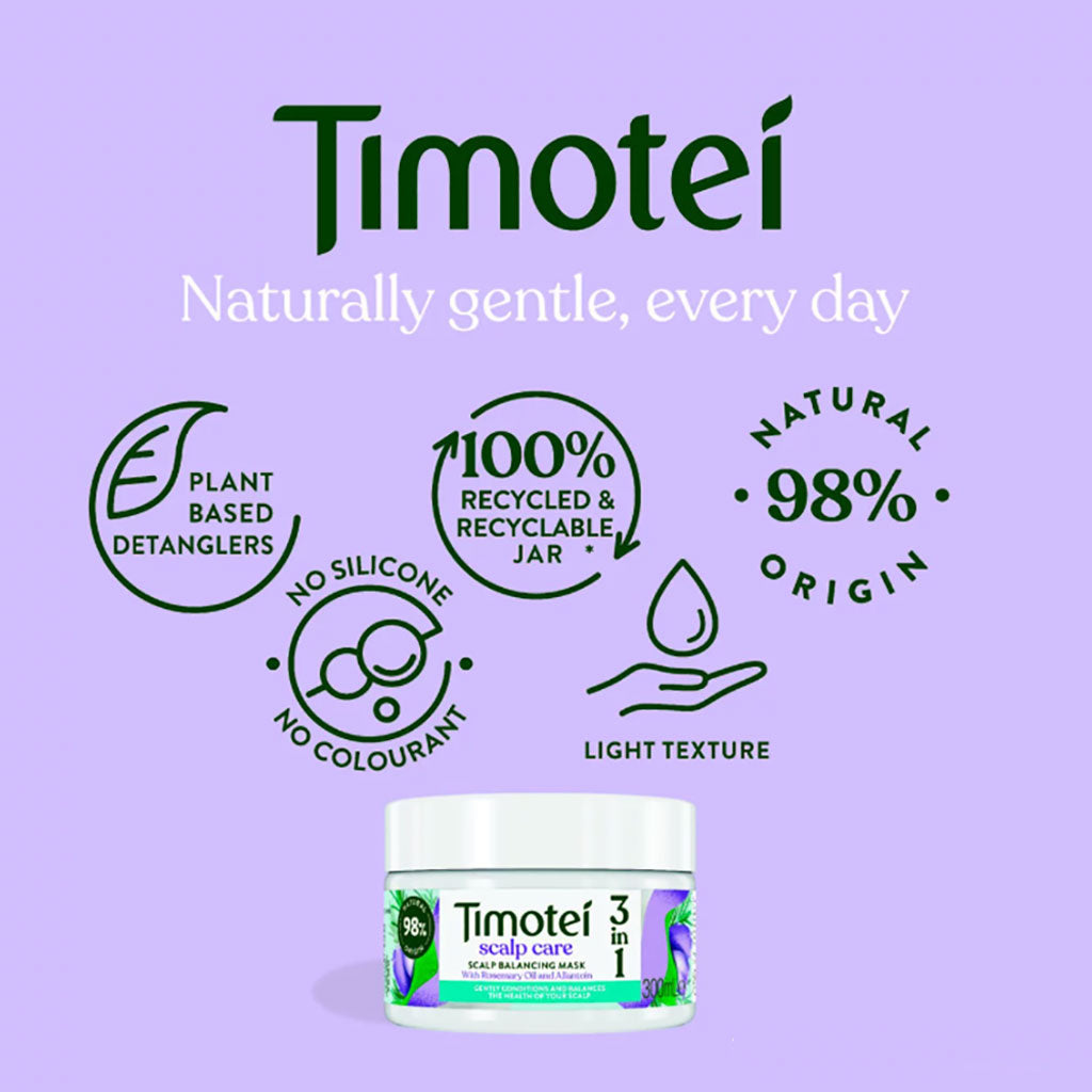 Timotei  Scalp Care 3 In 1 Scalp Balancing Mask