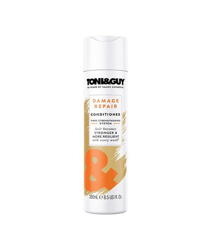 Toni and Guy Damage Repair Conditioner bottle, 250ml, with sleek packaging and product label visible