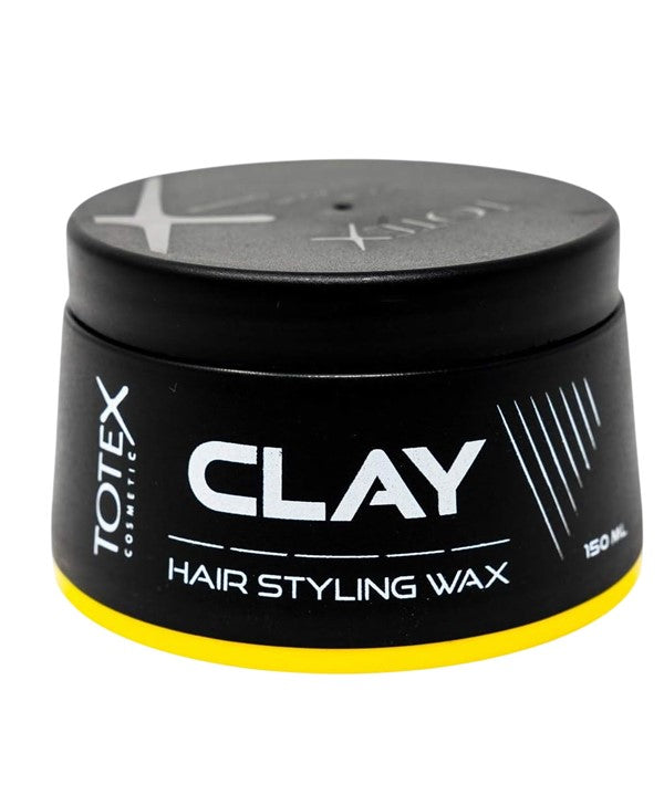 Totex Cosmetic clay hair styling wax in a jar, showing the textured wax product with branding and a clean background.