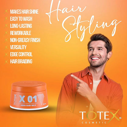 Totex Cosmetic Totex X 01 Aqua Hair Wax