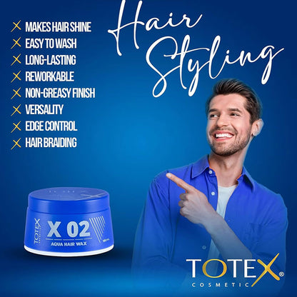 Totex Cosmetic Totex X 02 Aqua Hair Wax