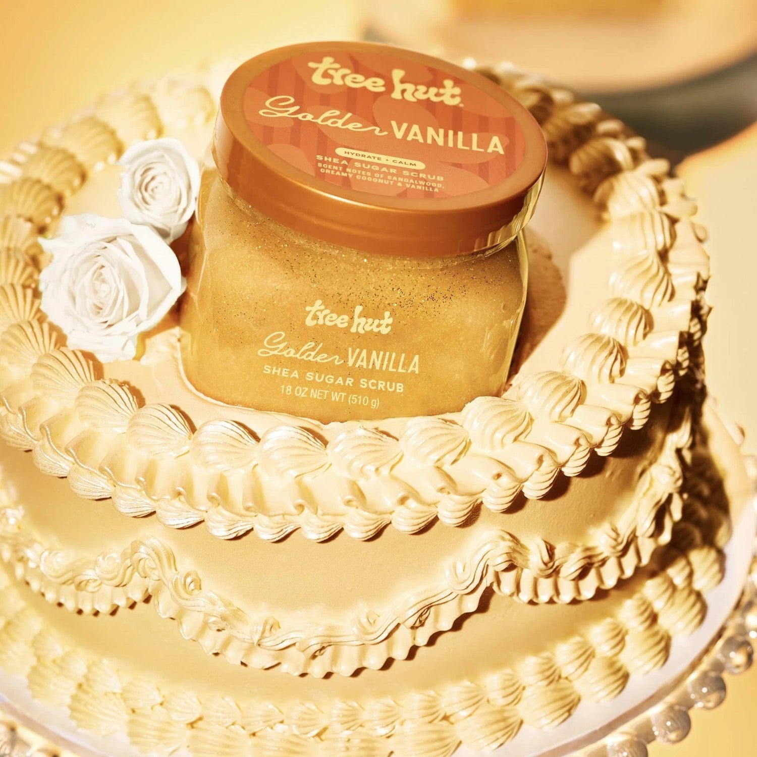 Tree Hut Golden Vanilla Sugar Scrub
