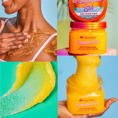 Tree Hut Passionfruit Sol Shea Sugar Scrub