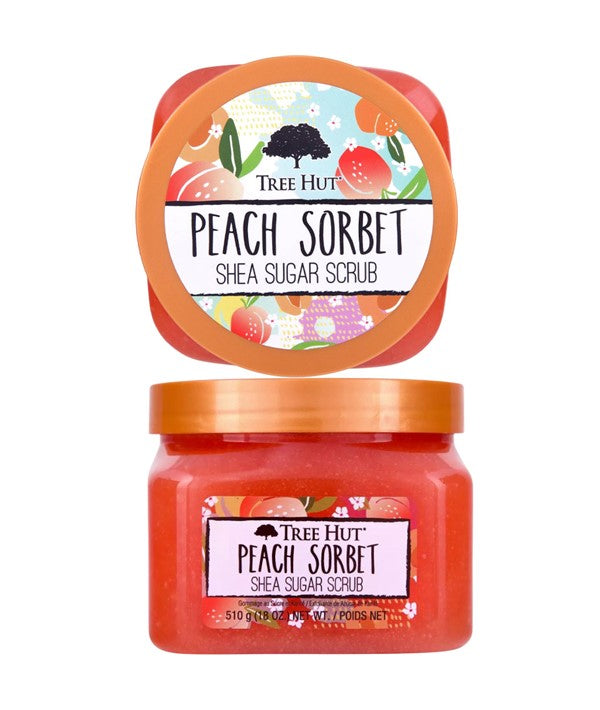Tree Hut Peach Sorbet Shea Sugar Scrub