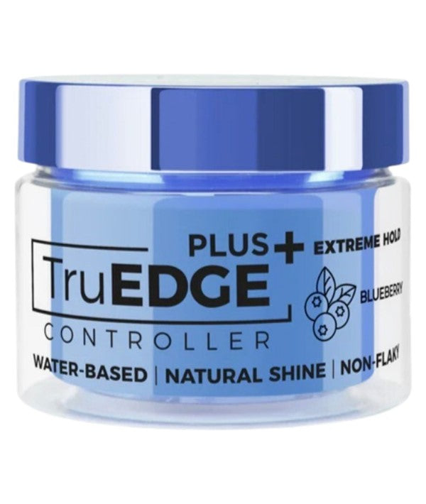 NICKA K NEWYORK Tyche Truedge Controller extreme hold hair styling tool in blue with a sleek design and control buttons.