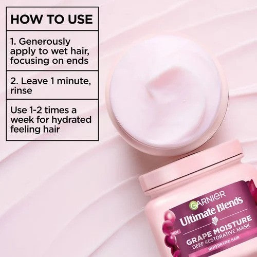 Garnier Ultimate Blends Grape Moisture Deep Restorative Mask