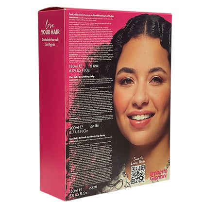 Umberto Giannini Award Winners Curl Jelly Haircare Gift Set