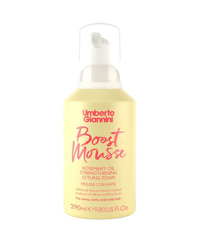 Umberto Giannini Boost Mousse Rosemary Oil Strengthening Styling Foam