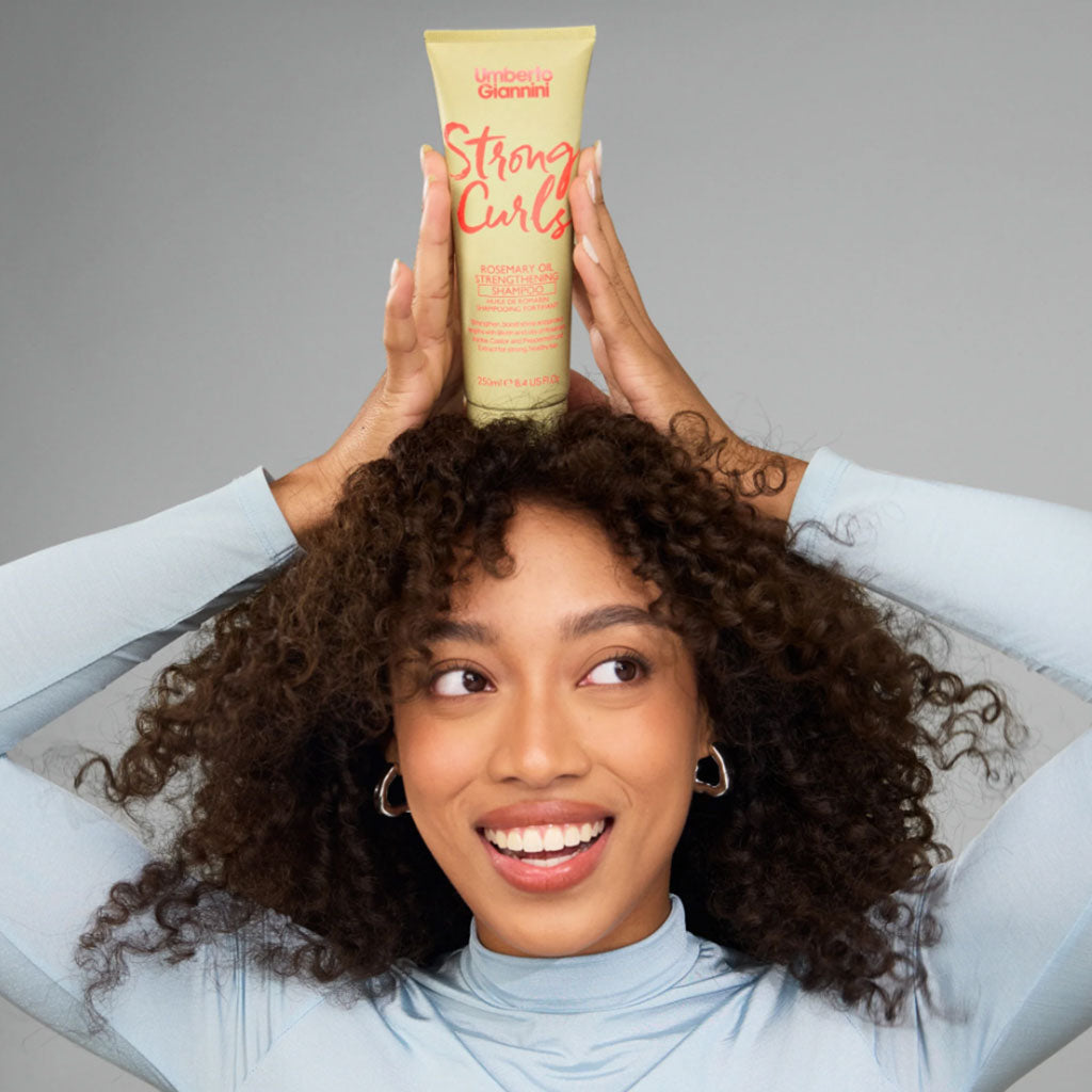 Umberto Giannini Strong Curls Rosemary Oil Strengthening Shampoo