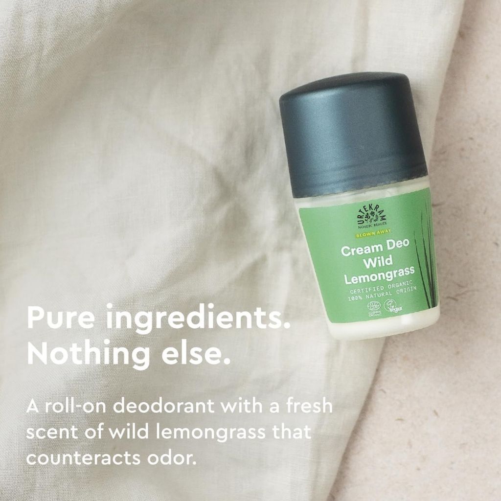 Urtekram  Blown Away Wild Lemongrass Cream Deo Roll On