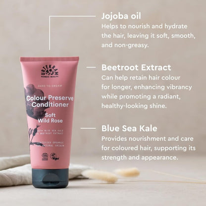 Urtekram  Dare To Dream Soft Wild Rose Colour Preserve Conditioner