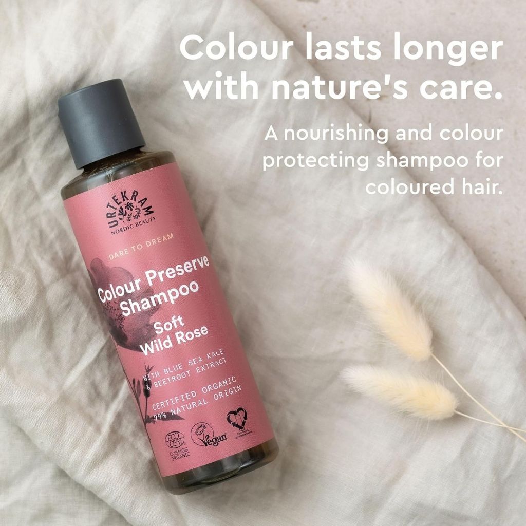 Urtekram  Dare To Dream Soft Wild Rose Colour Preserve Shampoo