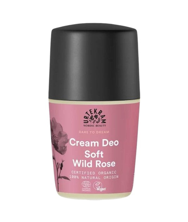 Urtekram  Dare To Dream Soft Wild Rose Cream Deo Roll On