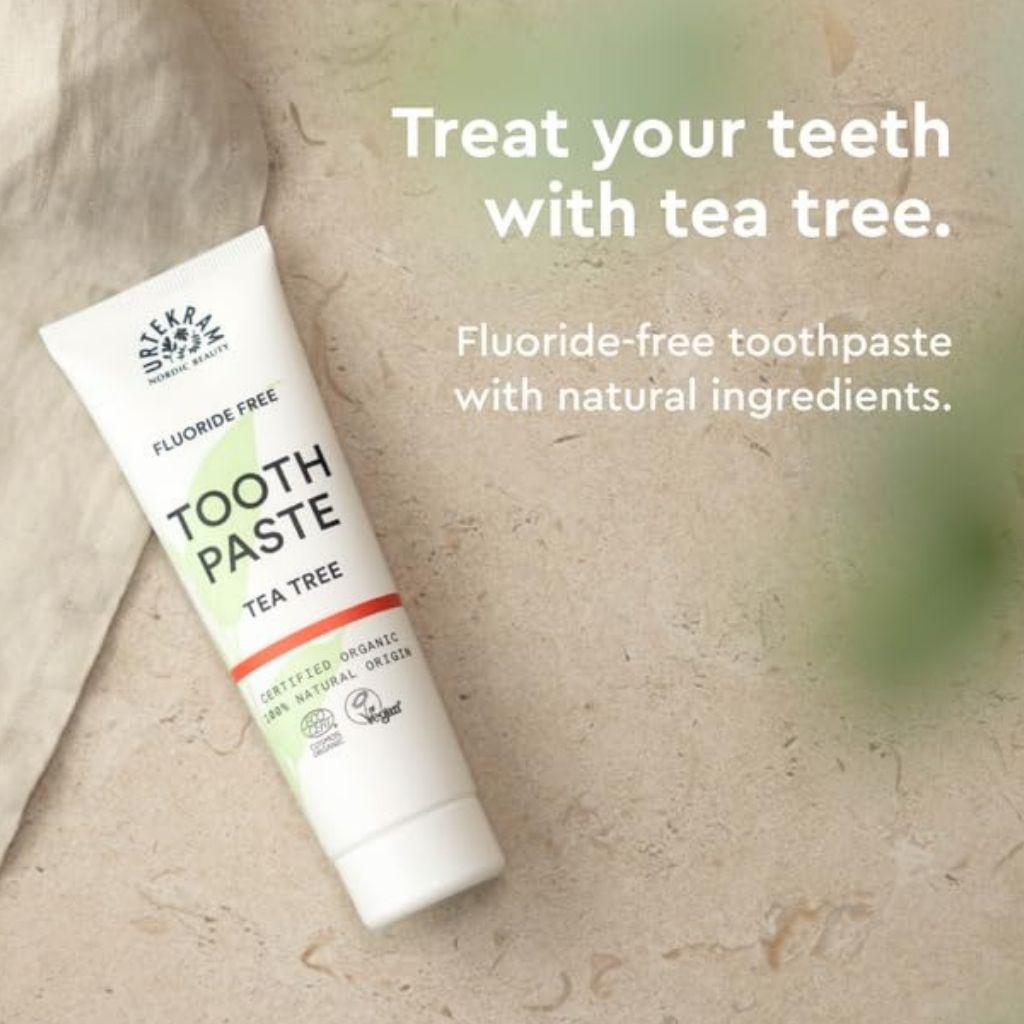 Urtekram  Fluoride Free Tea Tree Tooth Paste