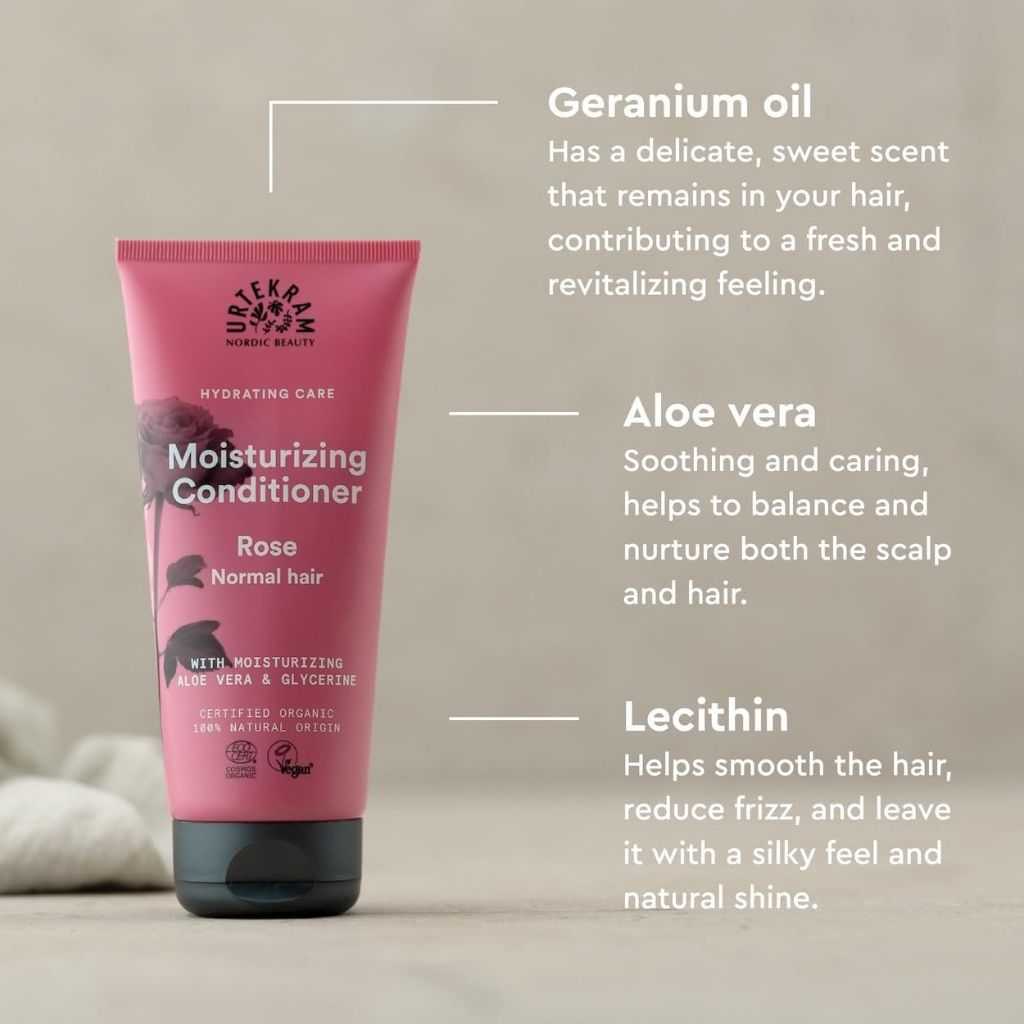 Urtekram  Hydrating Care Rose Moisturizing Conditioner