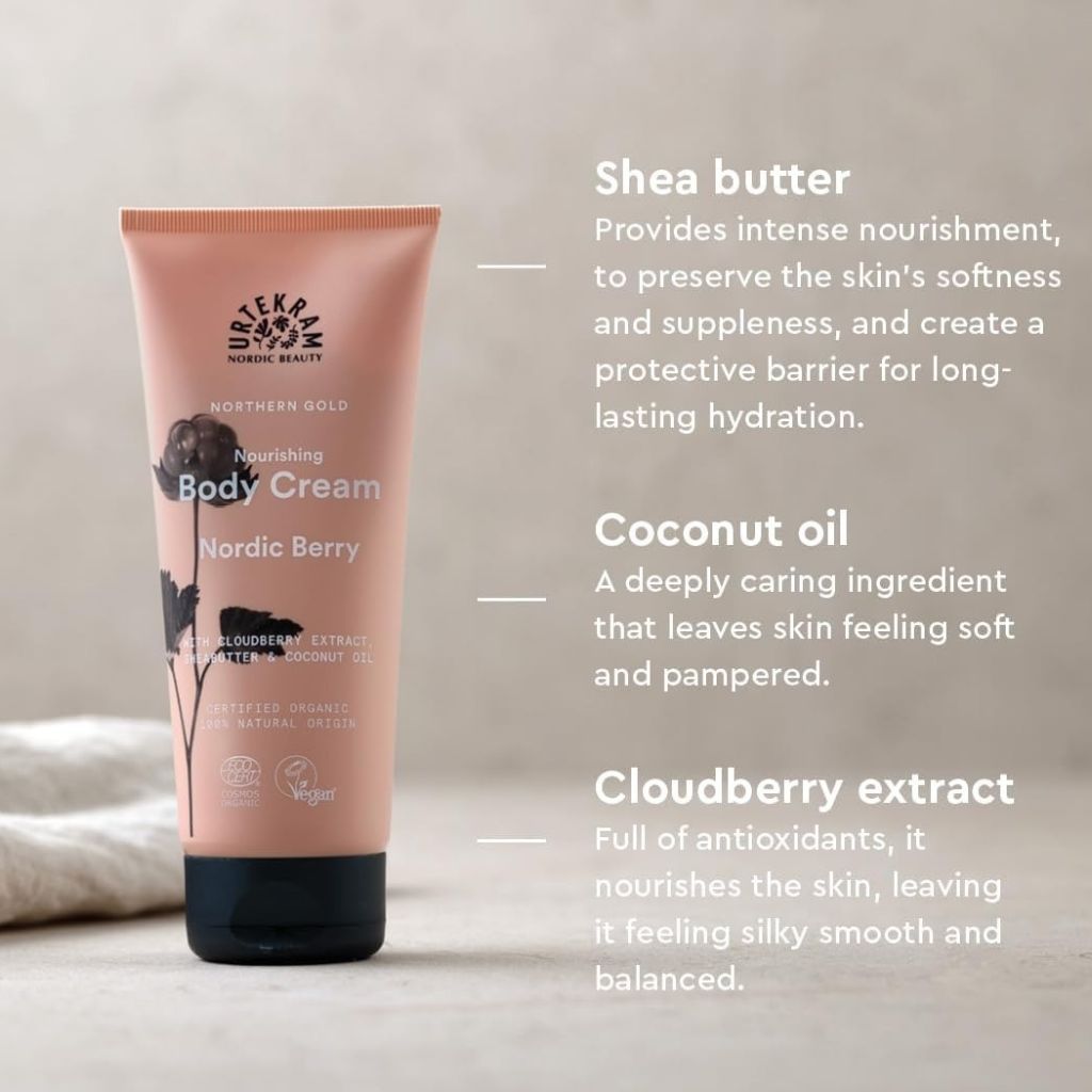 Urtekram  Northern Gold Nordic Berry Nourishing Body Cream