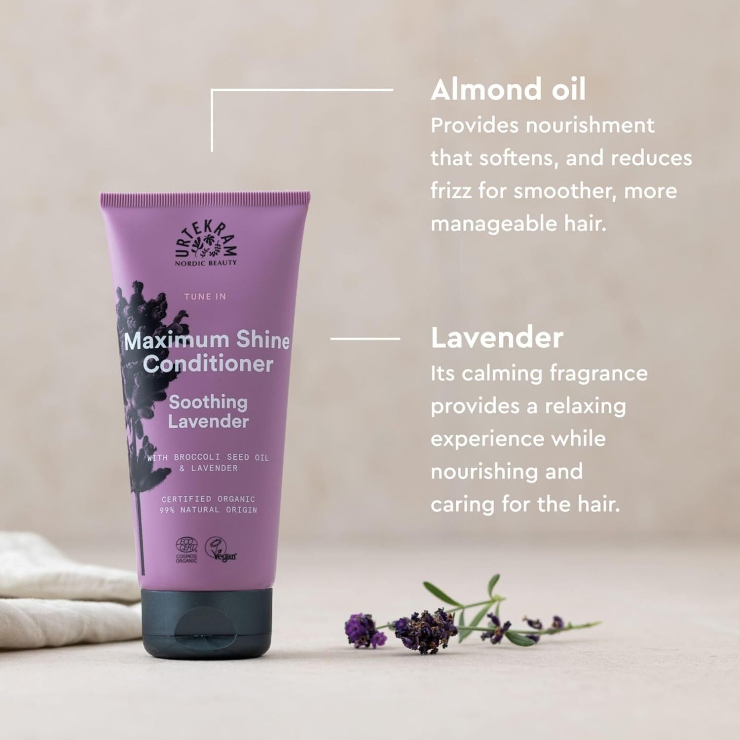 Urtekram  Soothing Lavender Maximum Shine Conditioner