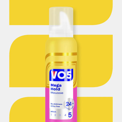 VO5 Weather Resistant Styling Mousse Mega Hold