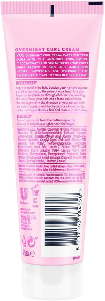 VO5  Overnight Curl Cream