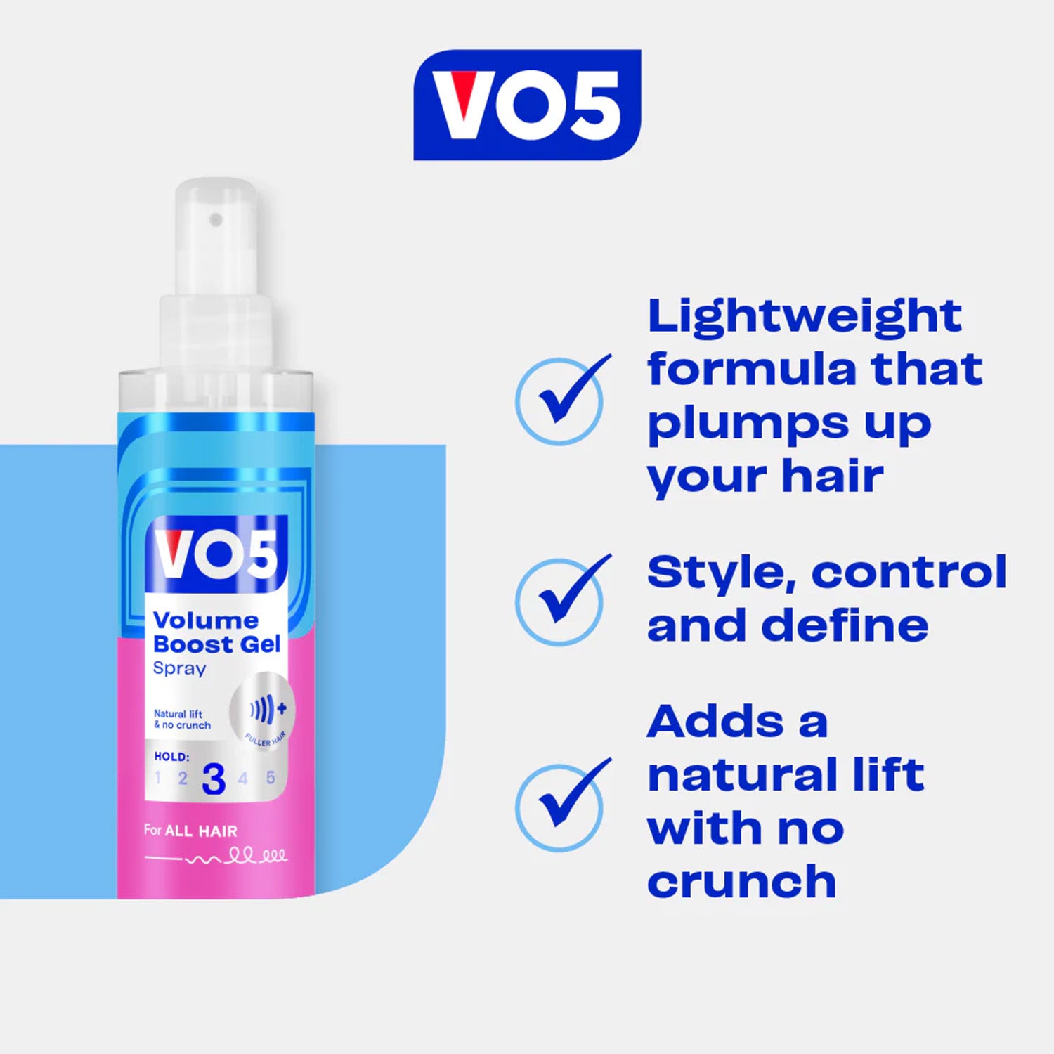 VO5 Volumen-Boost-Gel-Spray