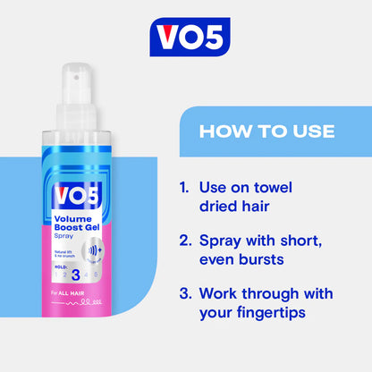 VO5 Volumen-Boost-Gel-Spray