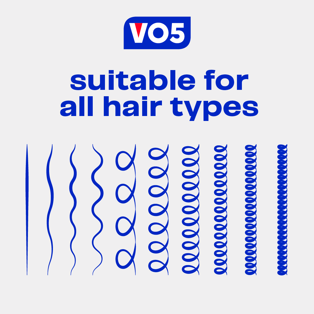 VO5 Invisible Firm Hold 3 hairspray in a 400ml bottle, suitable for all hair types, providing strong, invisible styling hold.