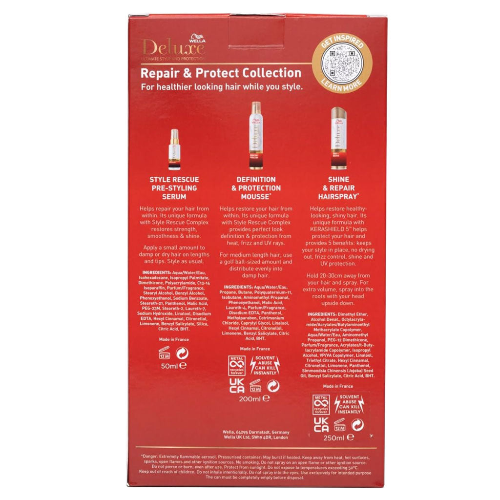 Wella Deluxe Ultimate Style And Protection Gift Set