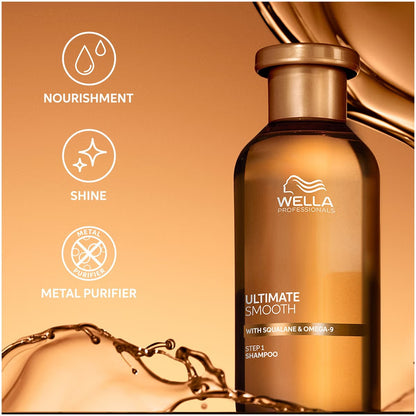 Wella Ultimate Smooth With Squalane And Omega 9 Shampoo