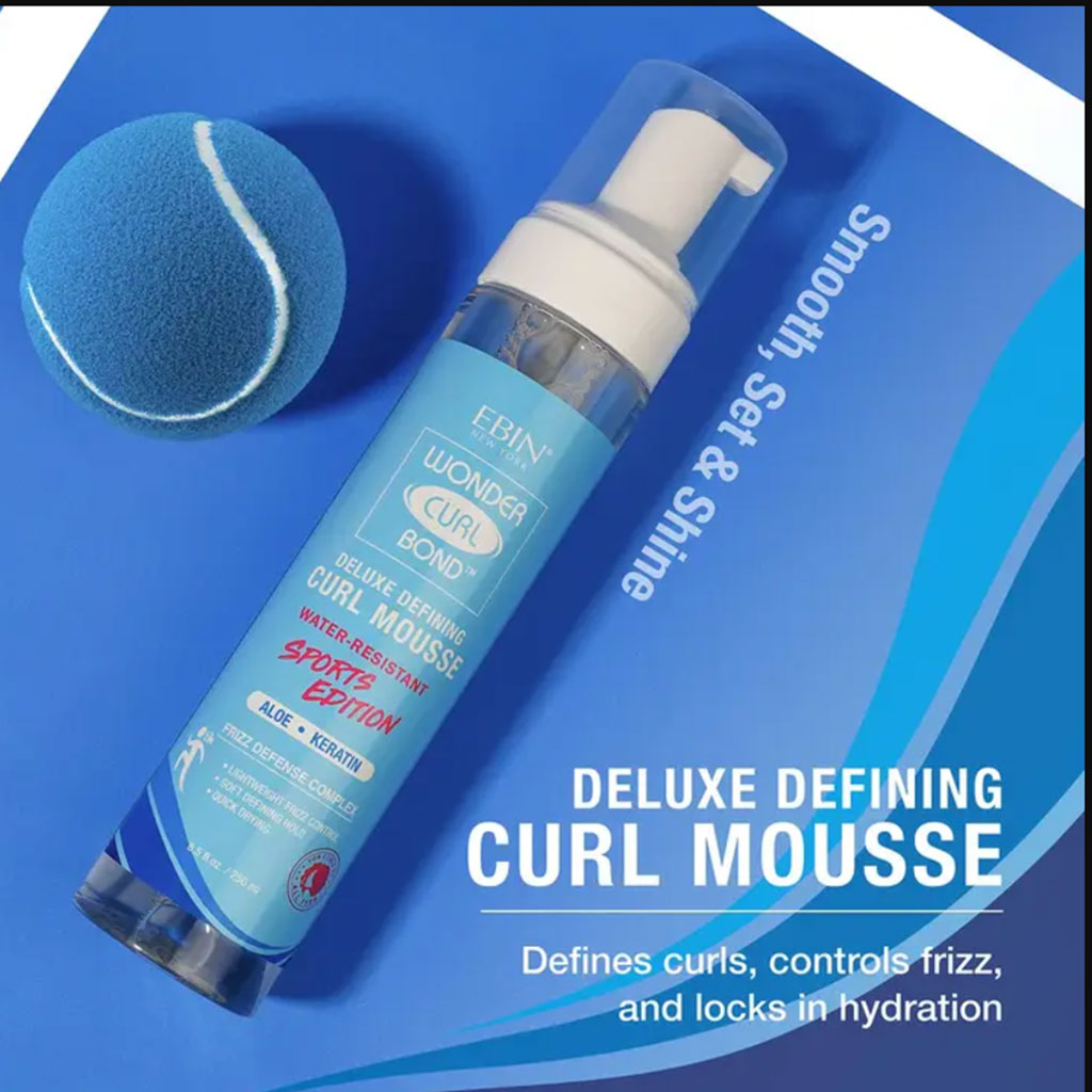 EBIN New York Wonder Curl Bond Curl Mousse Sports Edition
