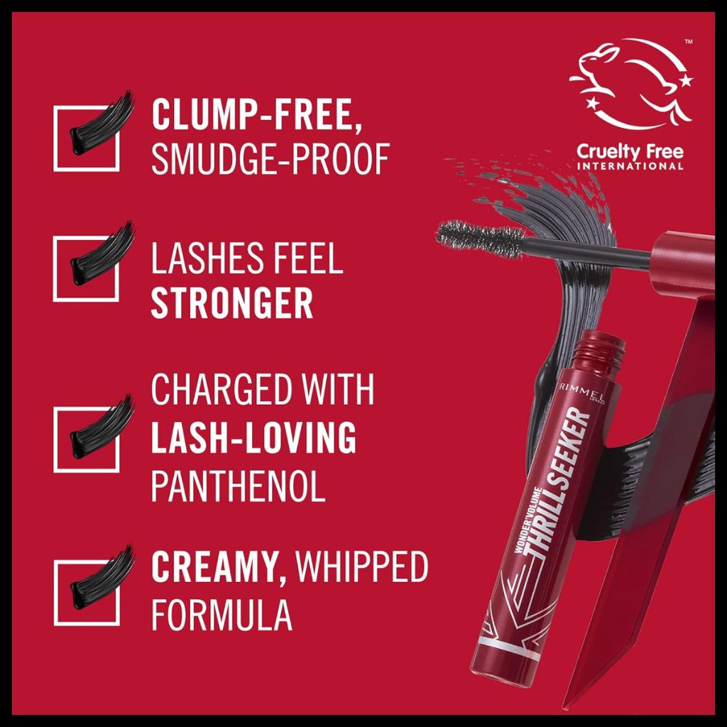 Rimmel Wonder Volume Thrill Seeker Mascara Black Brown
