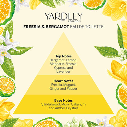 Yardley Freesia And Bergamot Eau De Toilette