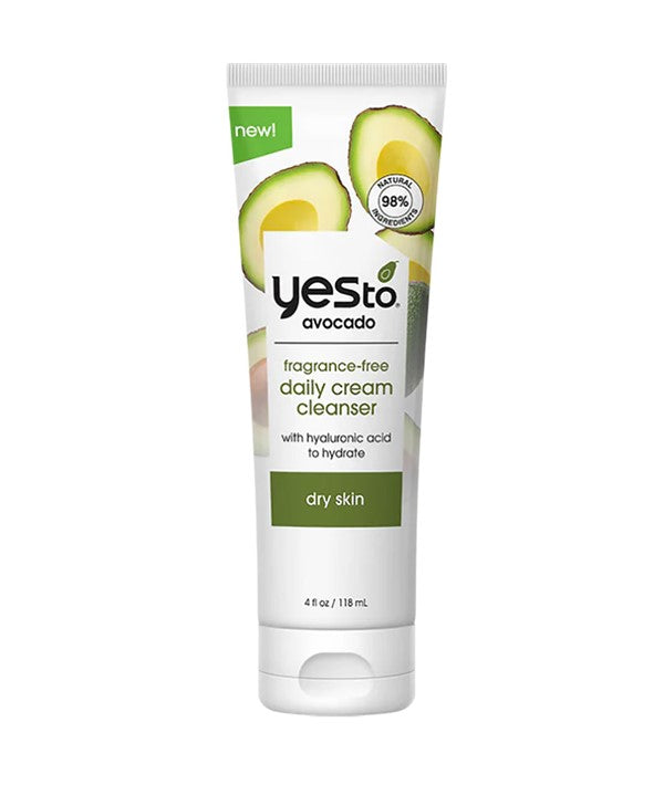 Yes To Avocado Fragrance Free Daily Cream Cleanser