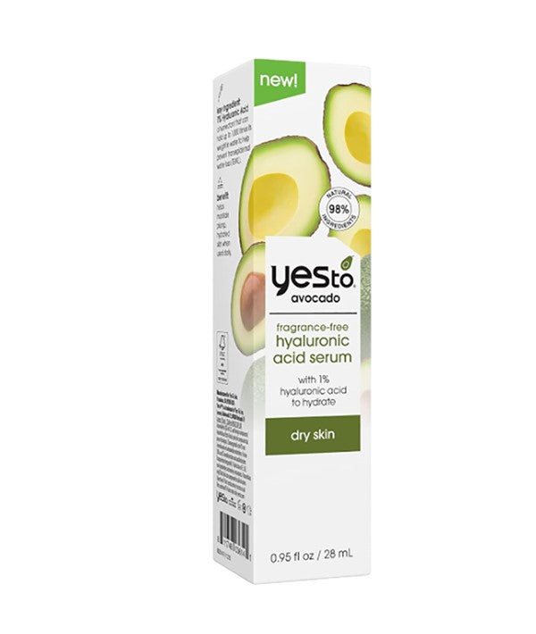Yes To Avocado Fragrance Free Hyaluronic Acid Serum