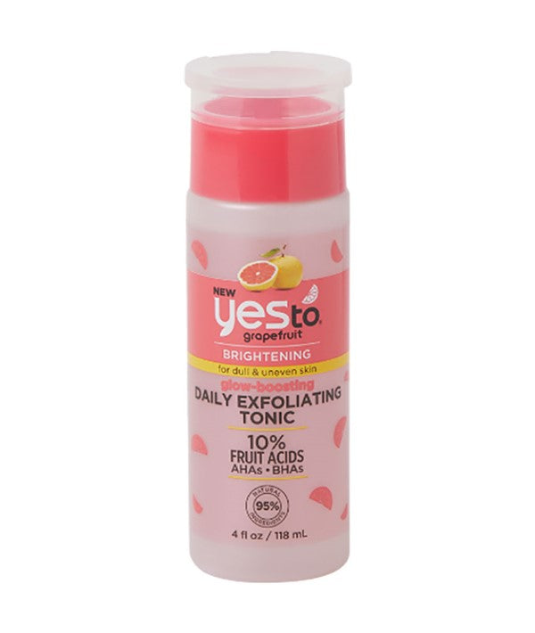 Yes To Grapefruit Glow Boosting Daily Exfoliating Tonic