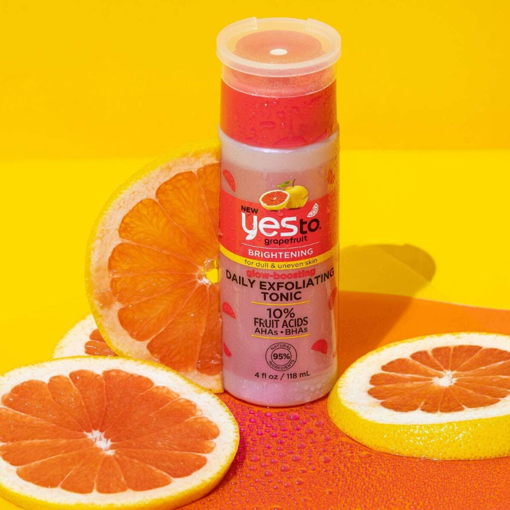 Yes To Grapefruit Glow Boosting Daily Exfoliating Tonic