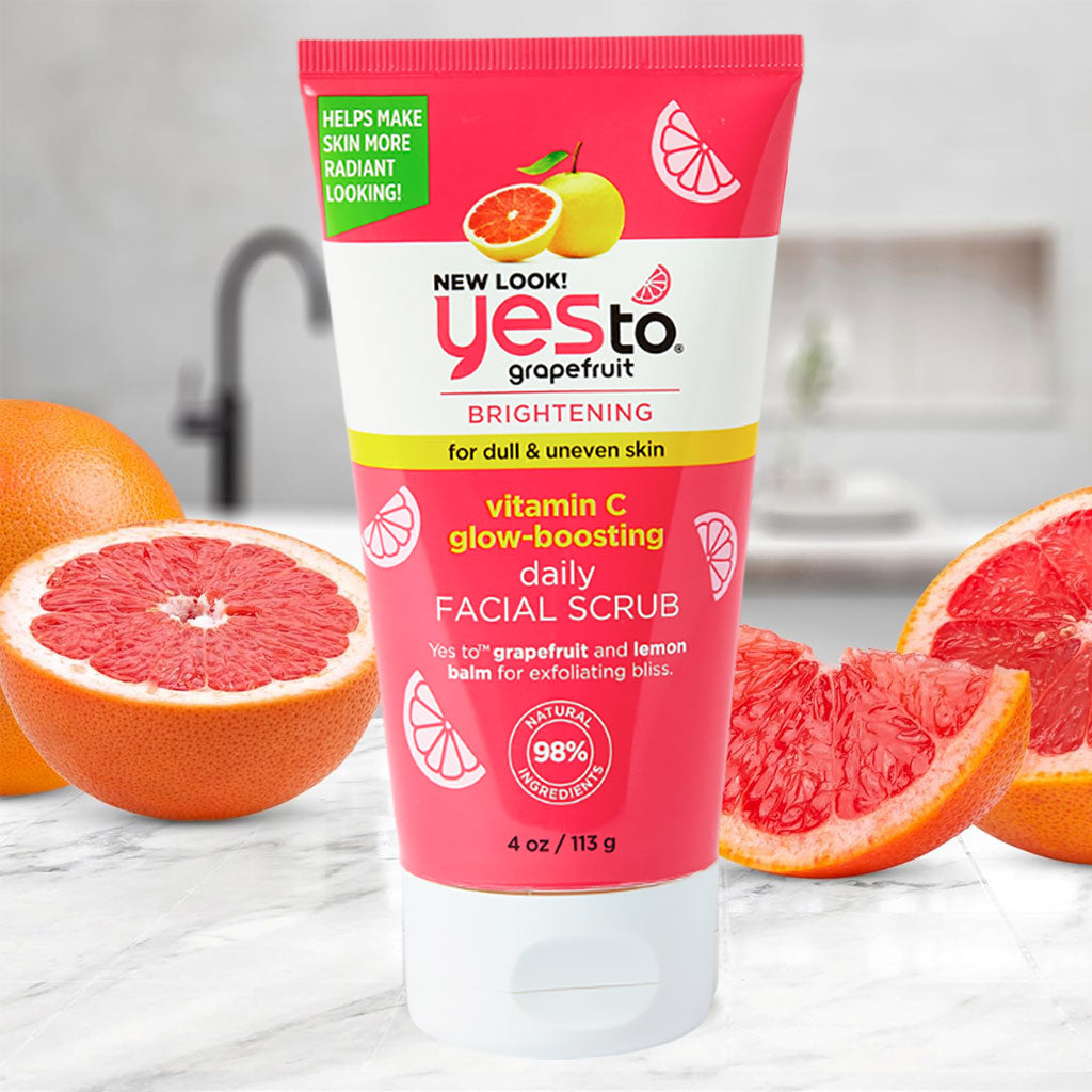 Yes To Grapefruit Vitamin C Glow Boosting Daily Facial Scrub