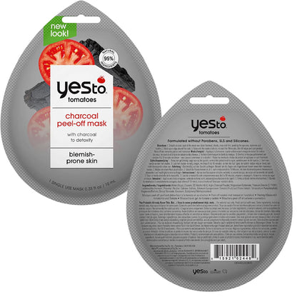 Yes To Tomatoes Blemish Prone Skin Charcoal Peel Off Mask