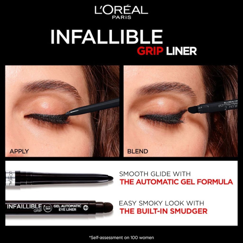 Loreal Infaillible 36H Grip Gel Automatic Eyeliner 004 Brown Denim