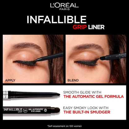 Loreal Infaillible 36H Grip Gel Automatic Eyeliner 004 Brown Denim