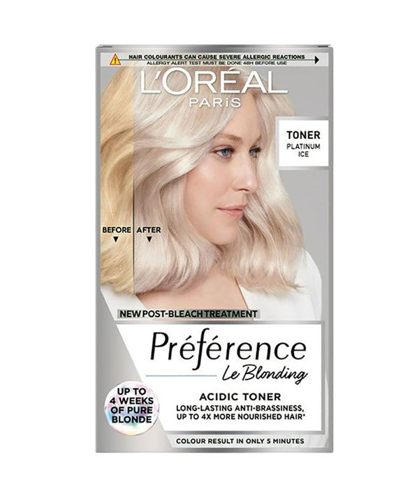 Loreal Preference Le Blonding Acidic Toner Platinum Ice