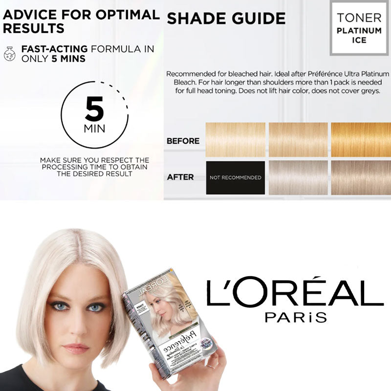 Loreal Preference Le Blonding Acidic Toner Platinum Ice
