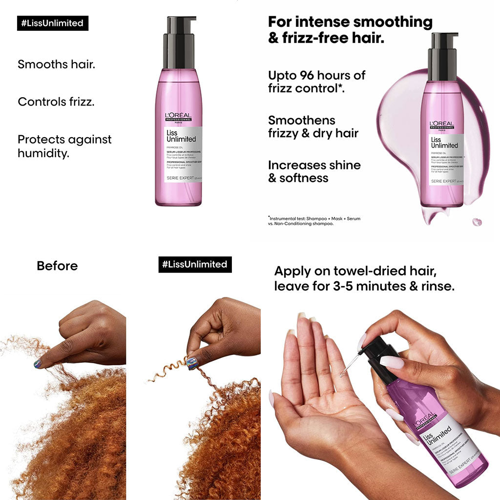 Loreal Serie Expert Liss Unlimited Professional Smoother Serum