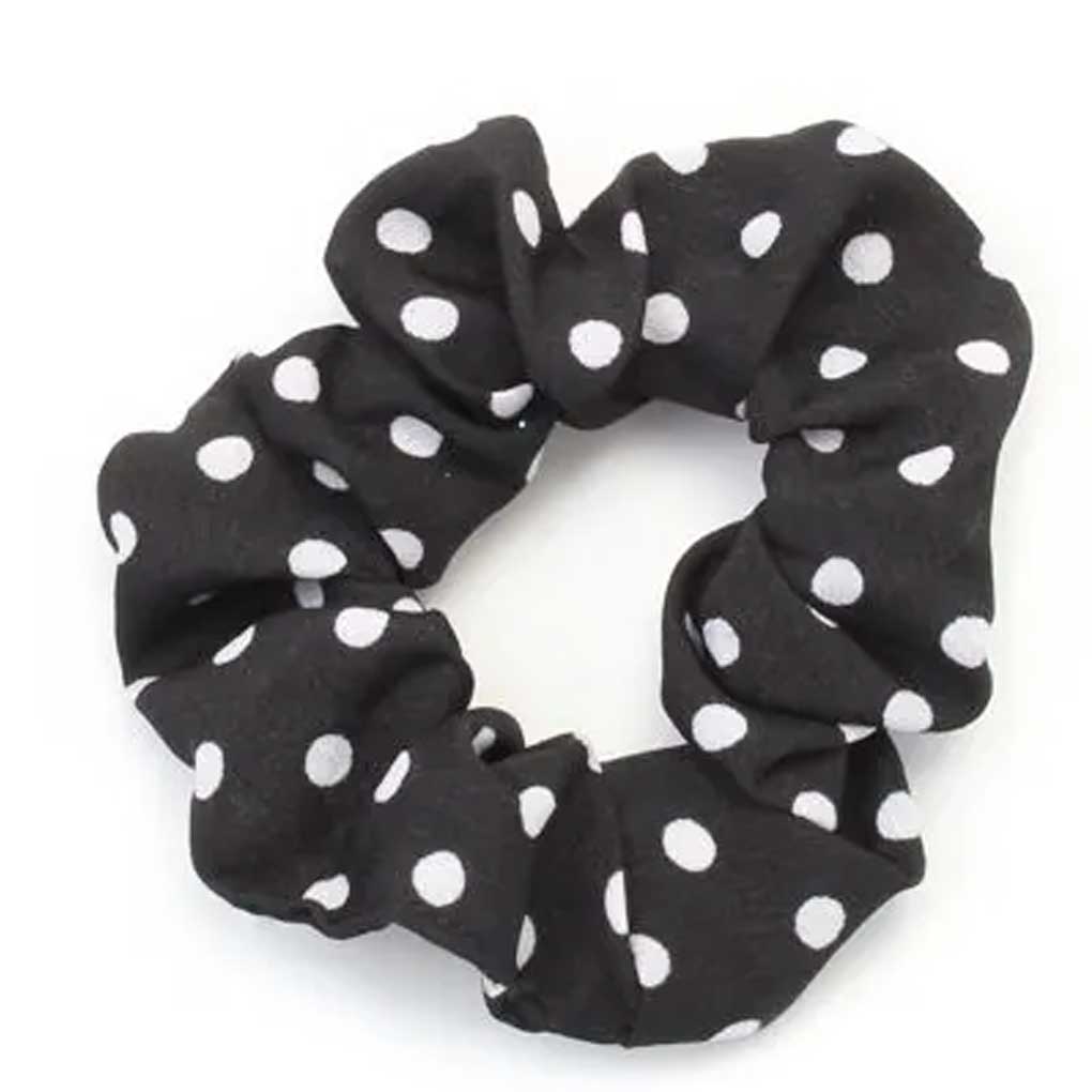 Molly And Rose Black And White Elastics And Scrunchie Set 9320