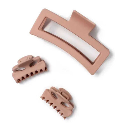 Molly And Rose Recycled 3 Piece Clamp Set Mocha 9425