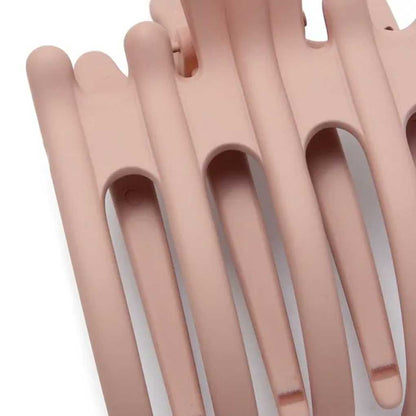 Molly And Rose Recycled Matt Finish Claw Clamp Milky Coffee Browns 9437